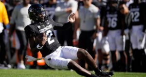 Colorado's Travis Hunter may miss 'a few weeks' of action after sustaining injuries from a nasty hit suffered in the game against Colorado State (3)